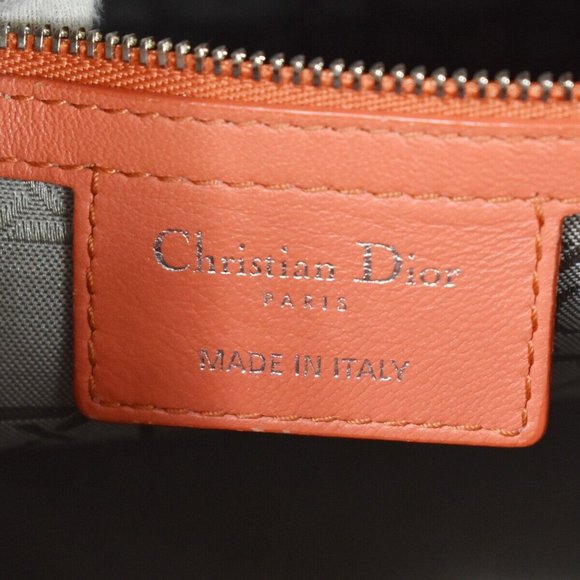 Authenticity Guarantee CHRISTIAN DIOR Logo Lady Cannage 2Way Shoulder - Picture 10 of 16